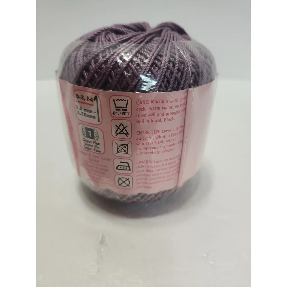 Aunt Lydia's Fashion Crochet Thread Size 3 Plum